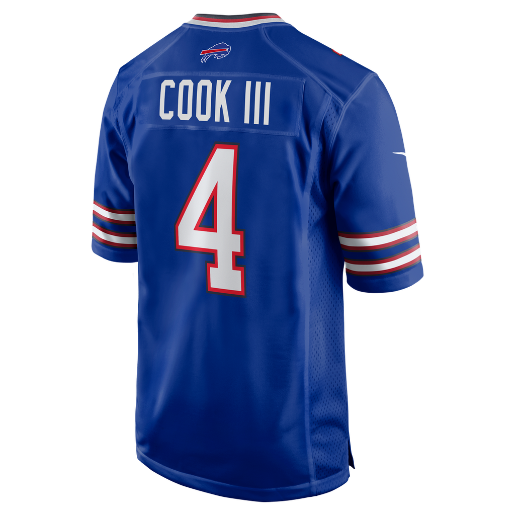 Men's Buffalo Bills James Cook III Nike Royal Team Game product image 19