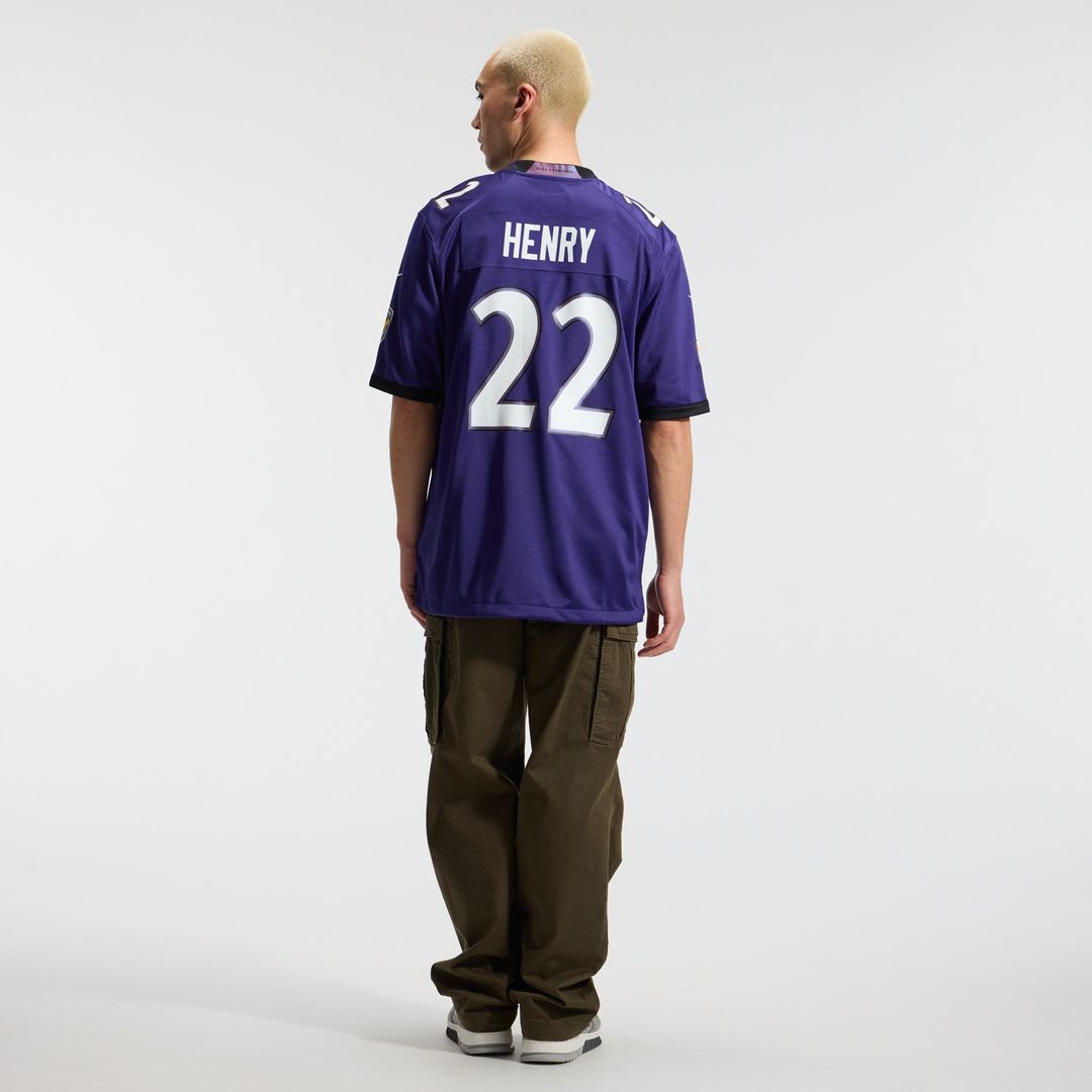 Men's Baltimore Ravens Derrick Henry Nike Purple Team Game product image 5