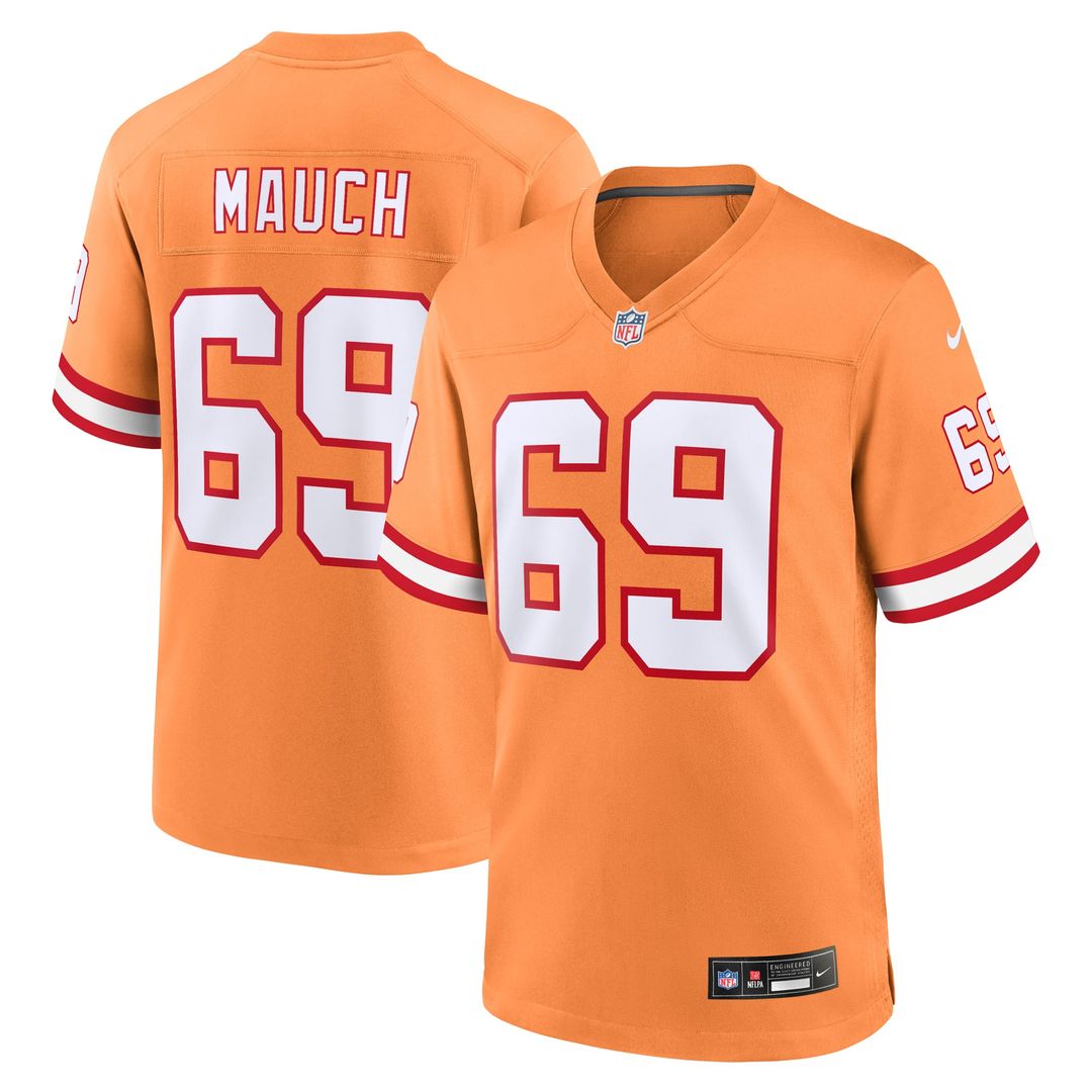 Men's Tampa Bay Buccaneers Cody Mauch Nike Orange Alternate product image 1