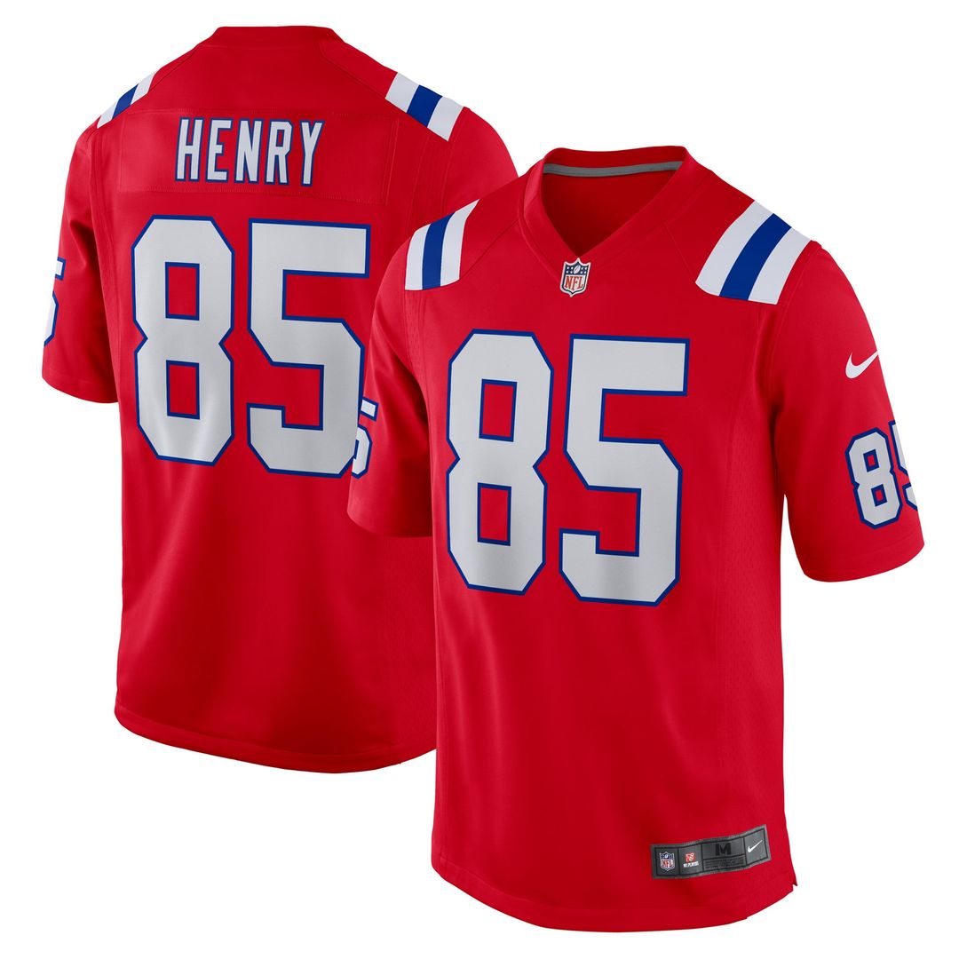 Men's New England Patriots Hunter Henry Nike Red Game product image 1