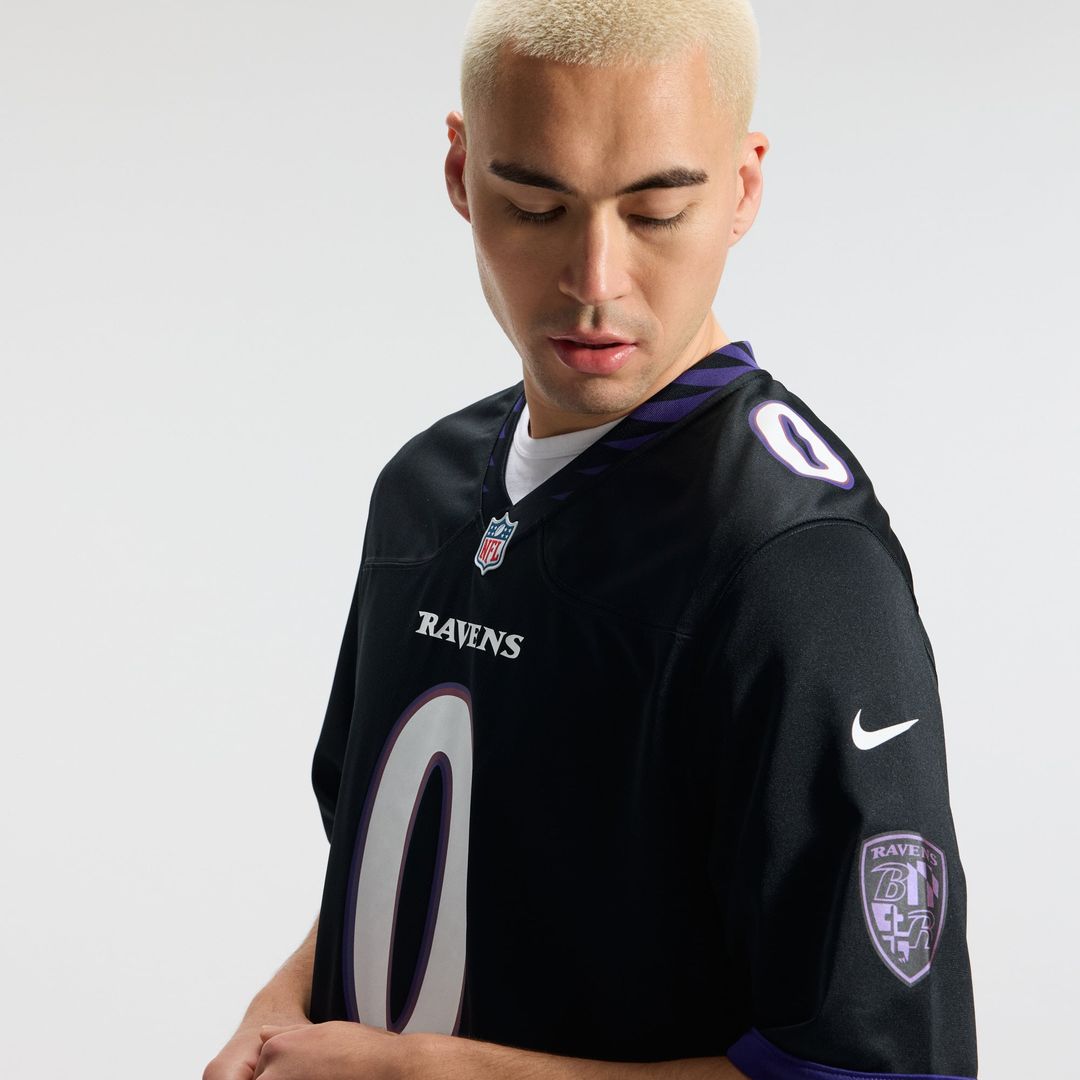 Men's Baltimore Ravens Roquan Smith Nike Black Alternate product image 10