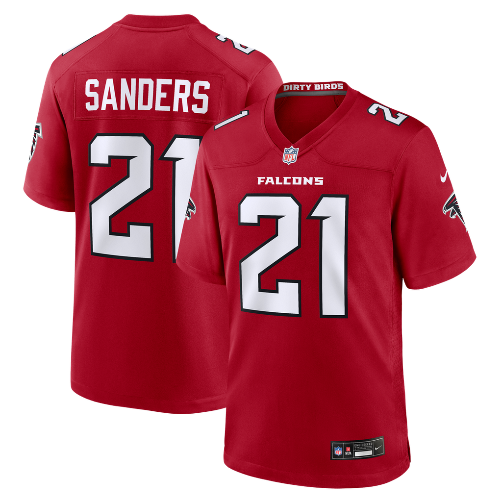 Men's Atlanta Falcons Deion Sanders Nike Red Retired Player product image 4