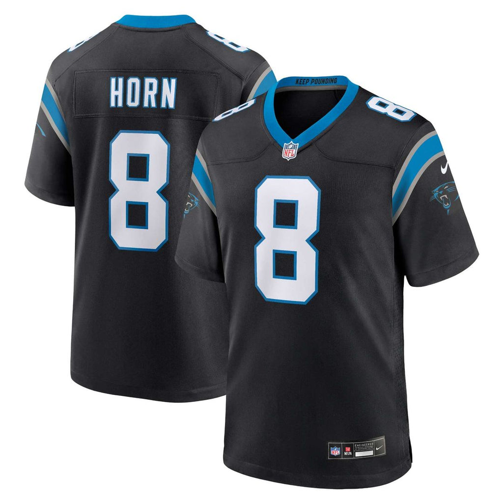 Men's Carolina Panthers Jaycee Horn Nike Black Game Jersey product image 1