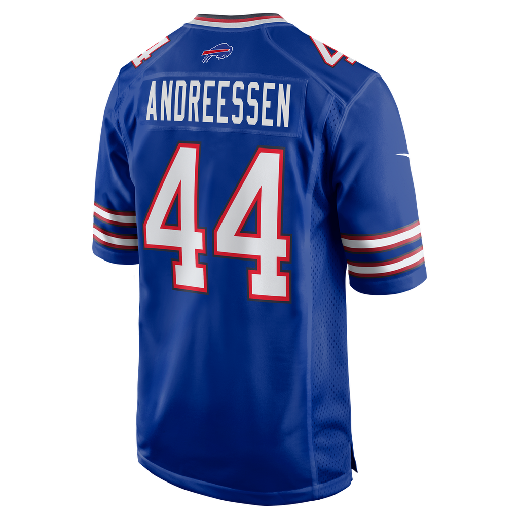Men's Buffalo Bills Joe Andreessen Nike Royal Game Jersey product image 3