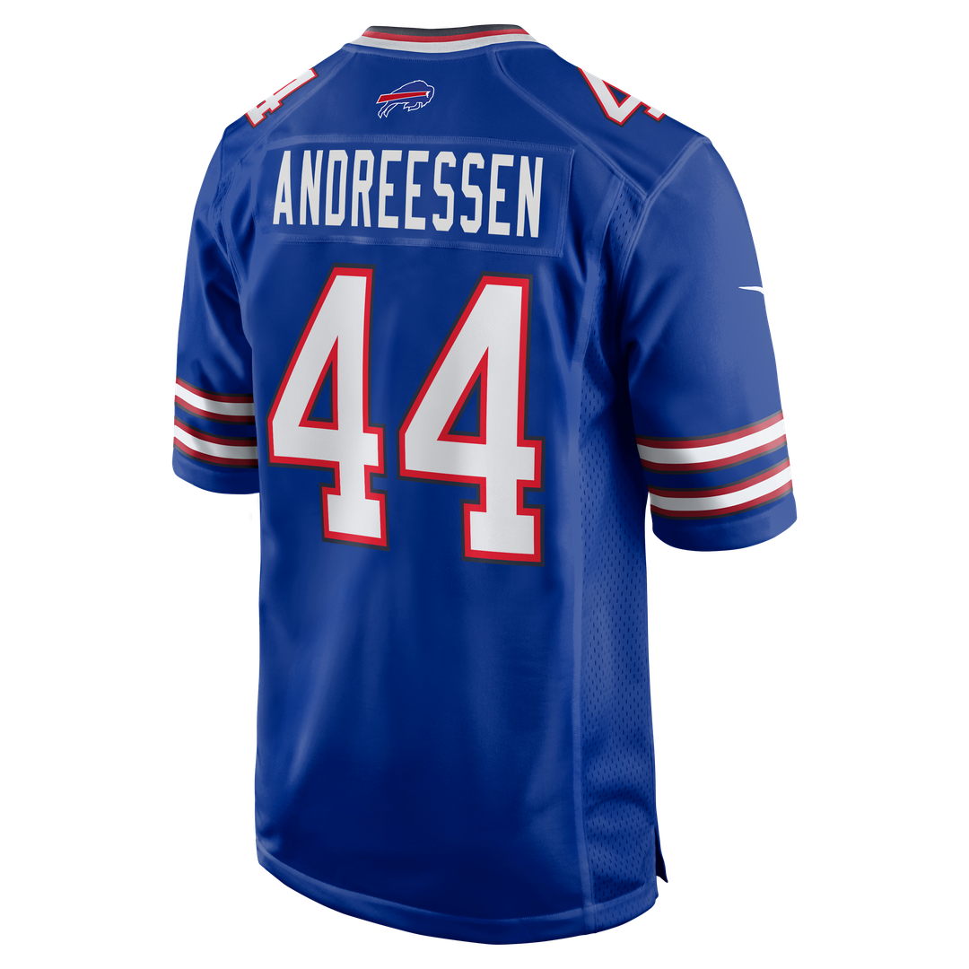 Men's Buffalo Bills Joe Andreessen Nike Royal Game Jersey product image 3