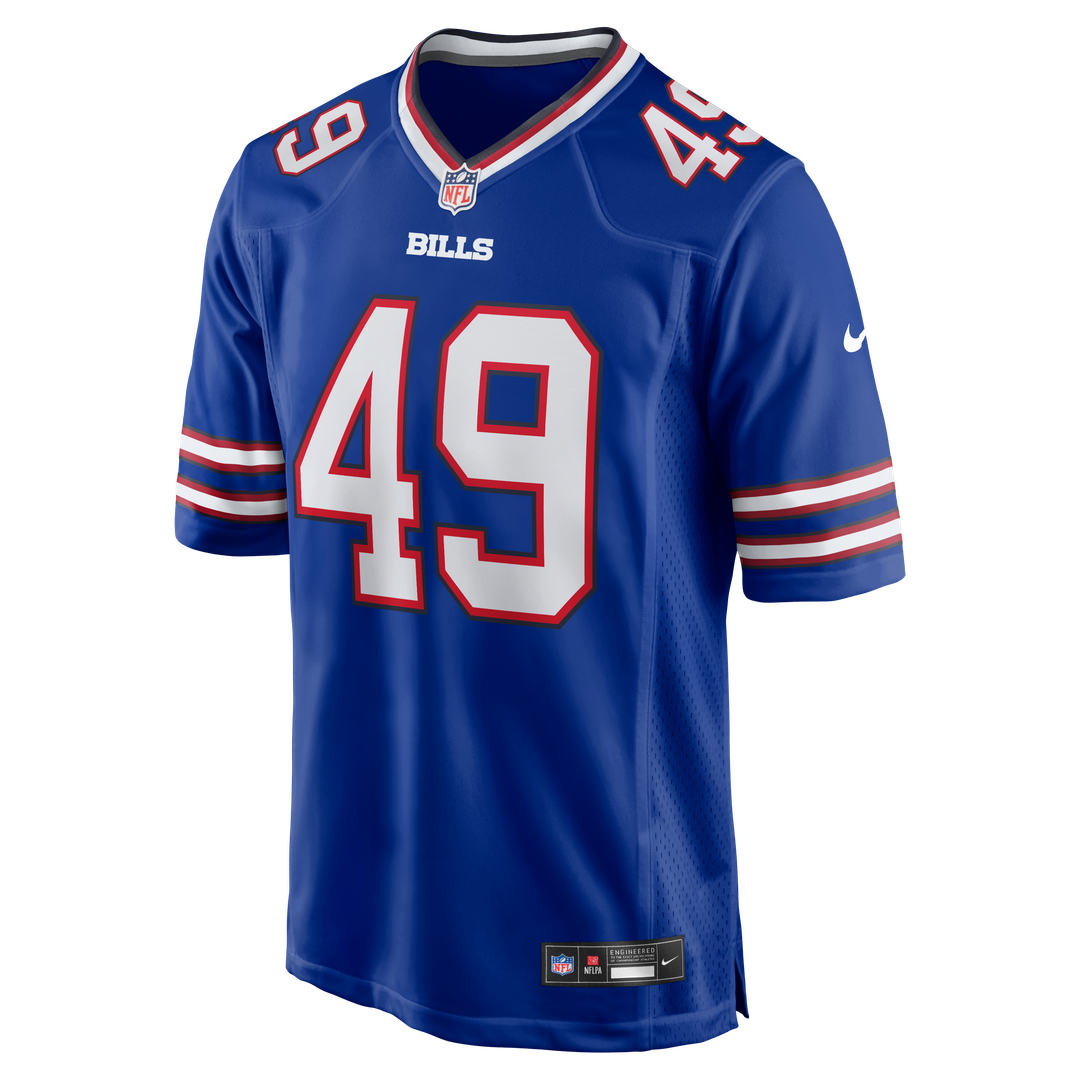 Men's Buffalo Bills DaShaun White Nike Royal Team Game product image 2