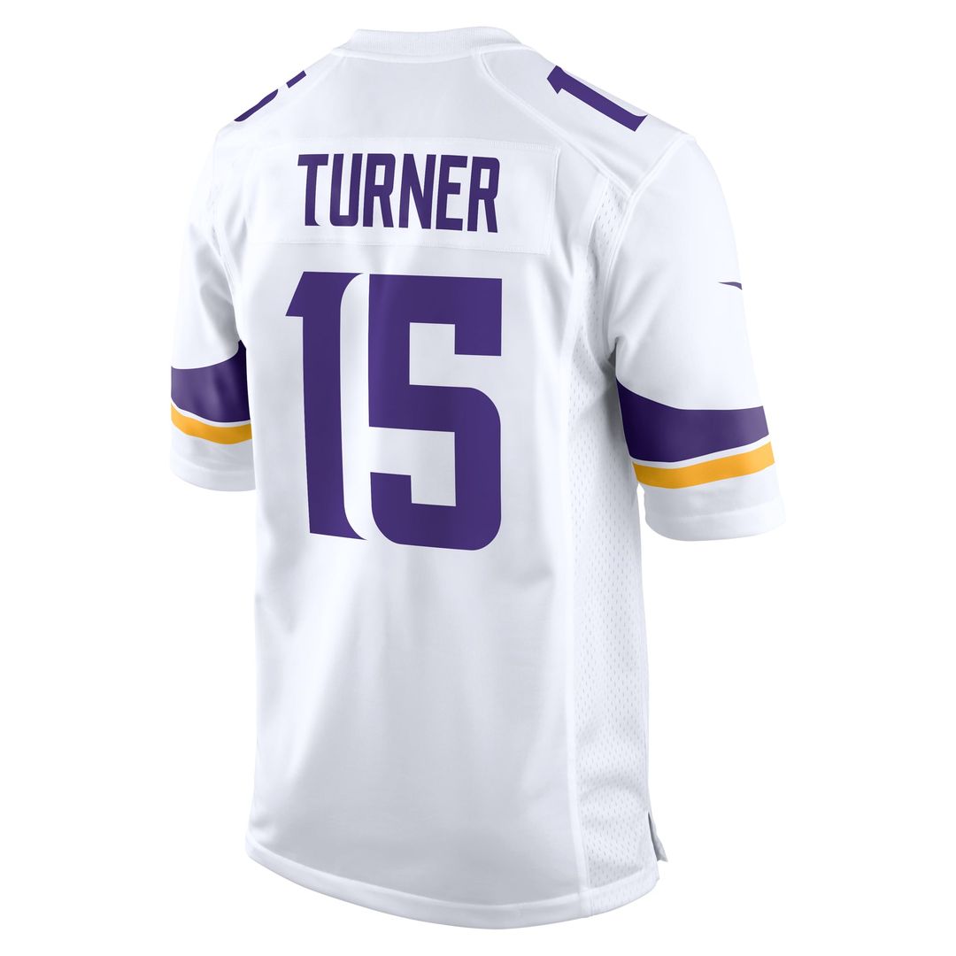 Men's Minnesota Vikings Dallas Turner Nike White Game Jersey product image 6