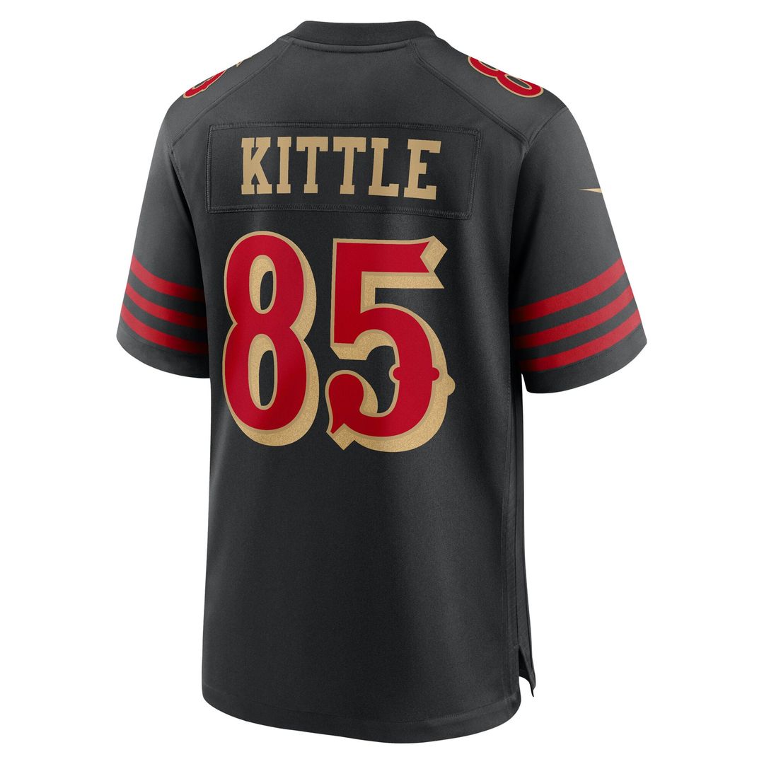 Men's San Francisco 49ers George Kittle Nike Black product image 3