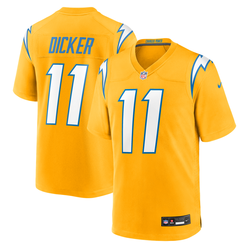Men's Los Angeles Chargers Cameron Dicker Nike Gold product image 4