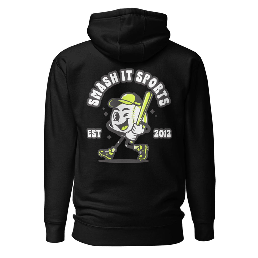 Element Fleece Hoodie - Smashie (Black/Volt) product image 4, provided for visual reference and product detail review