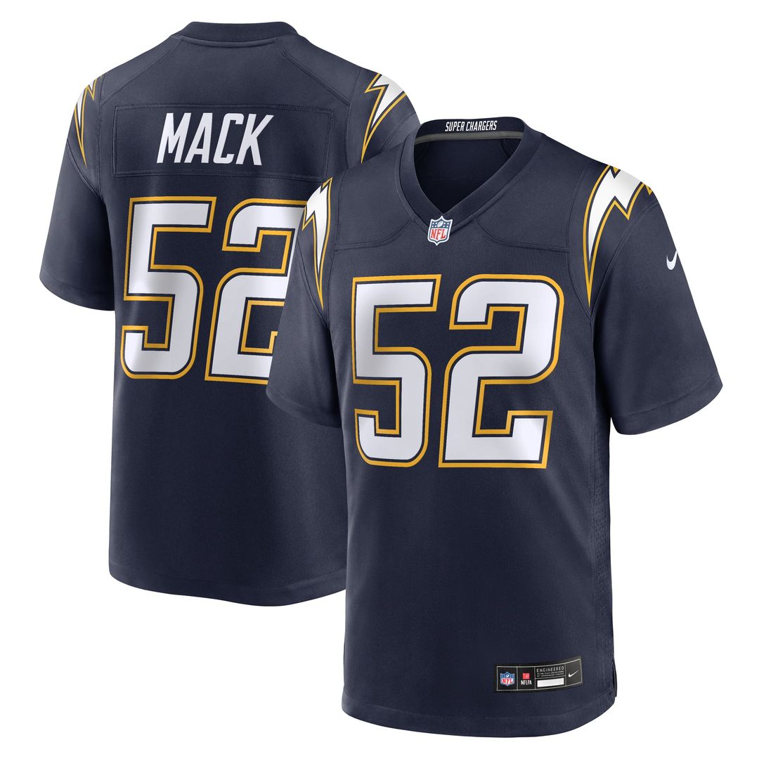 Men's Los Angeles Chargers Khalil Mack Nike Navy Alternate product image 1
