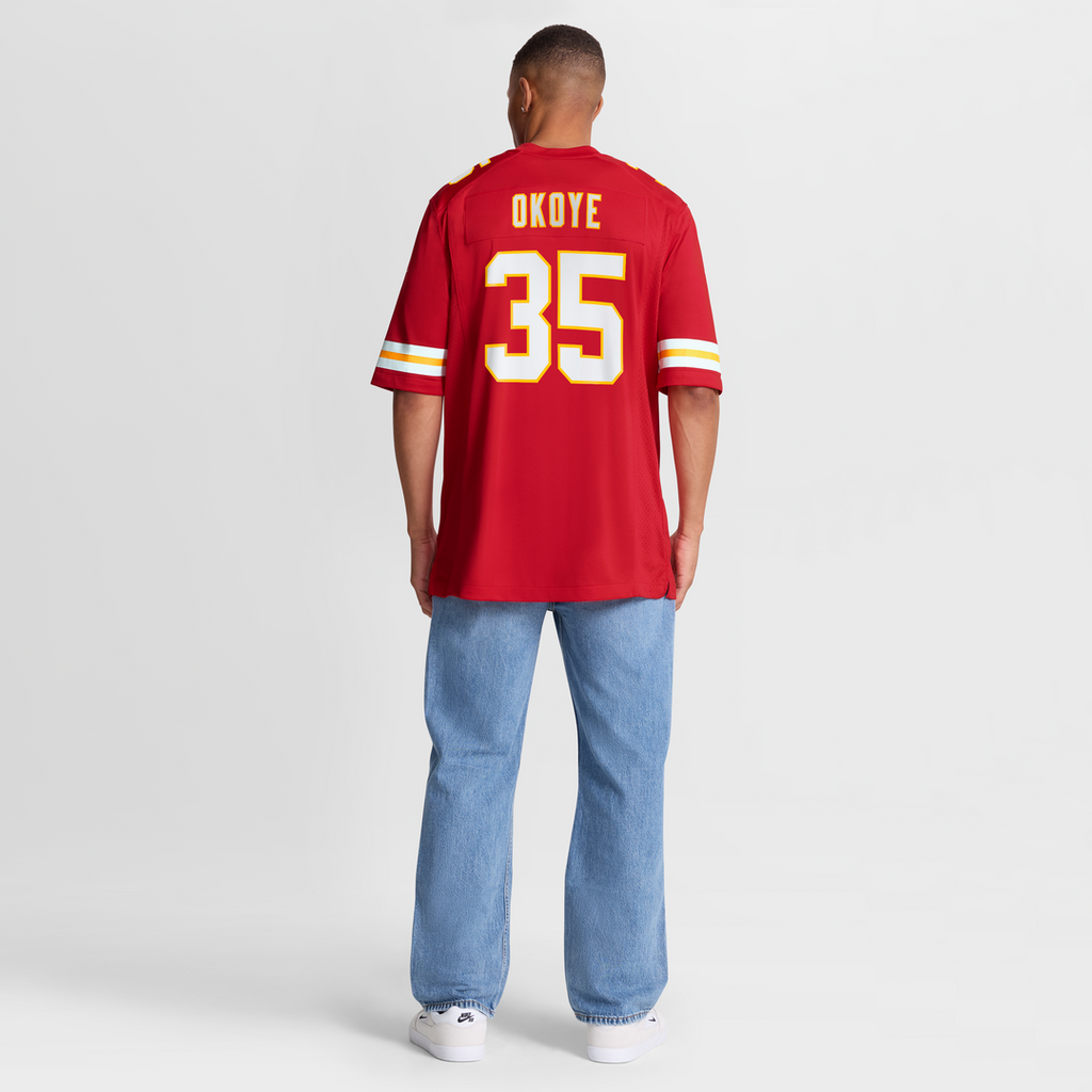Men's Kansas City Chiefs Christian Okoye Nike Red Game product image 8