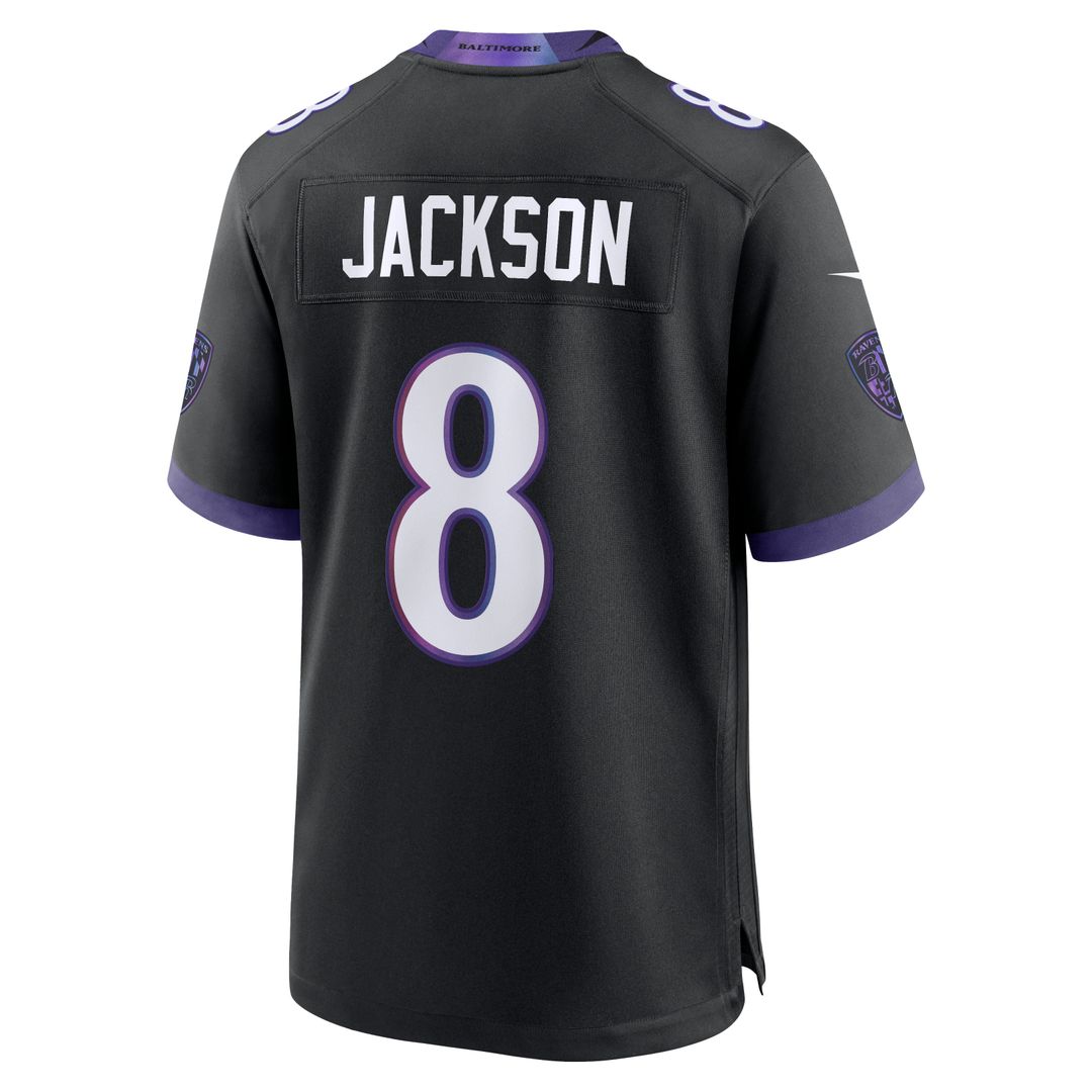 Men's Baltimore Ravens Lamar Jackson Nike Purple Alternate product image 9