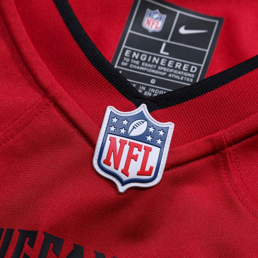 Men's Tampa Bay Buccaneers John Bullock Nike Red Team Game product image 4