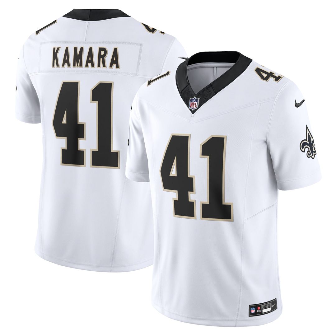 Men's New Orleans Saints Alvin Kamara Nike White Vapor product image 1