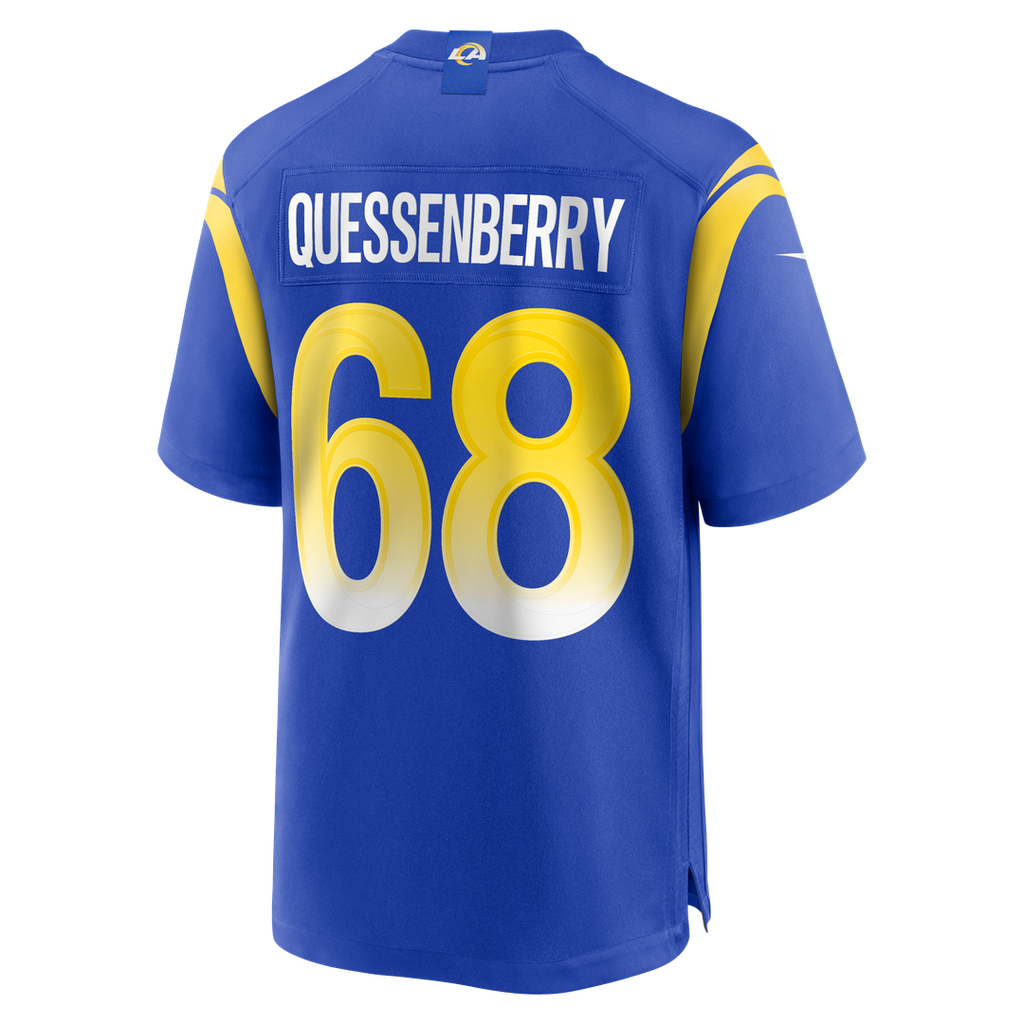 Men's Los Angeles Rams David Quessenberry Nike Royal Team product image 3