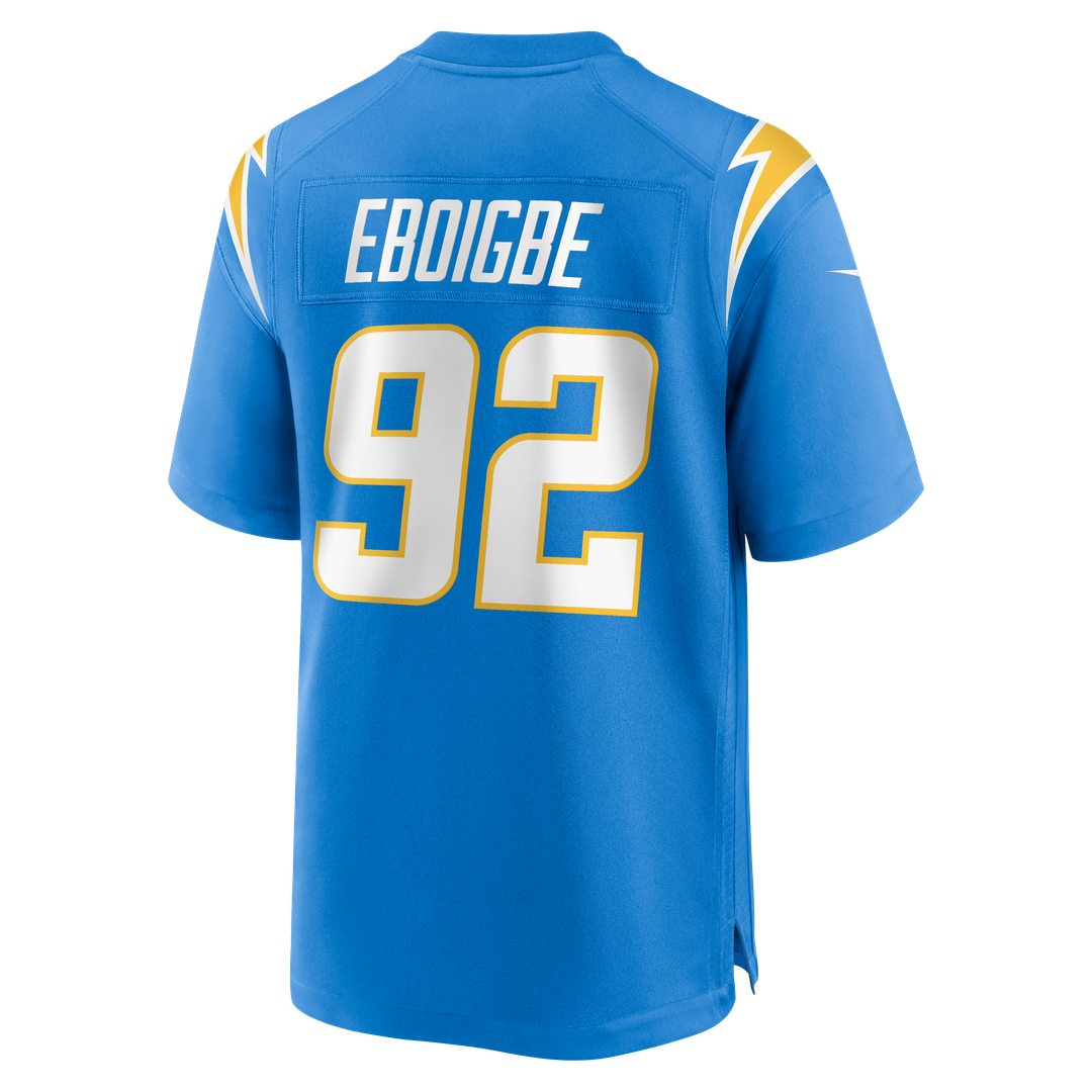 Men's Los Angeles Chargers Justin Eboigbe Nike Powder Blue product image 3