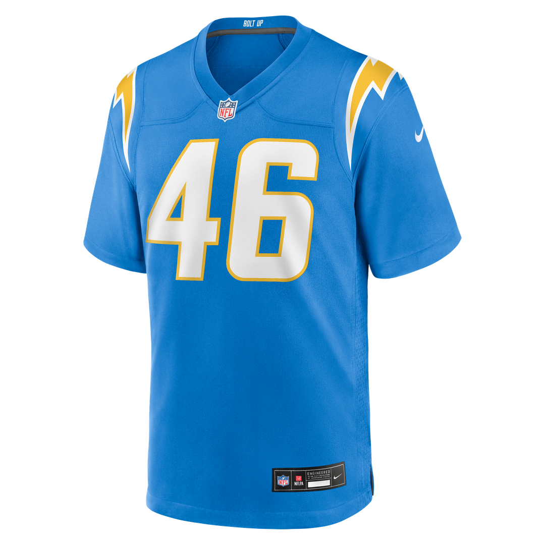 Men's Los Angeles Chargers Nikko Reed Nike Powder Blue Team product image 2
