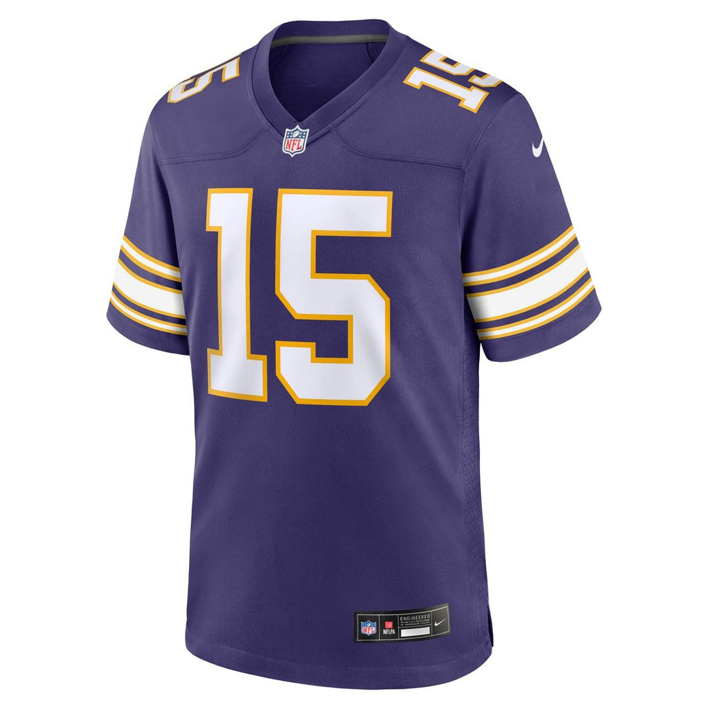 Men's Minnesota Vikings Dallas Turner Nike White Game Jersey product image 8