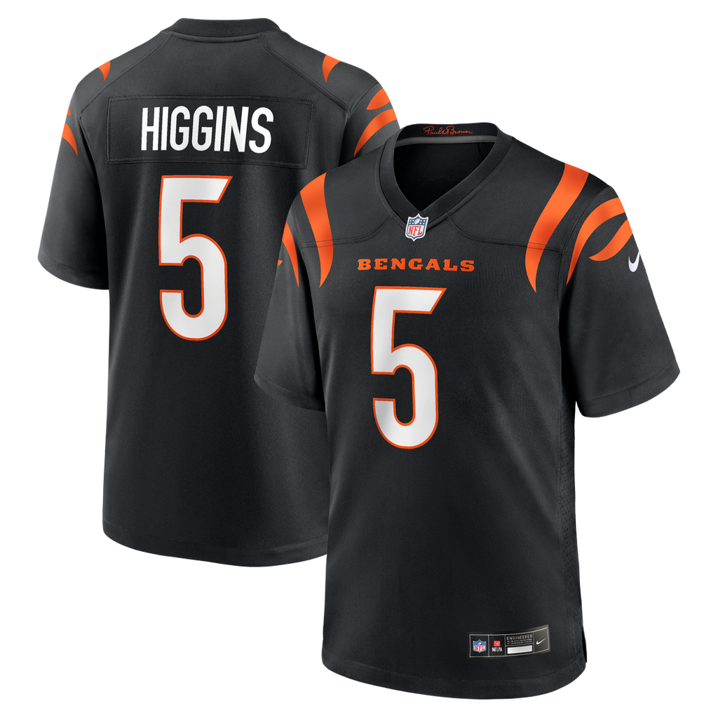 Men's Cincinnati Bengals Tee Higgins Nike White Game Jersey product image 7