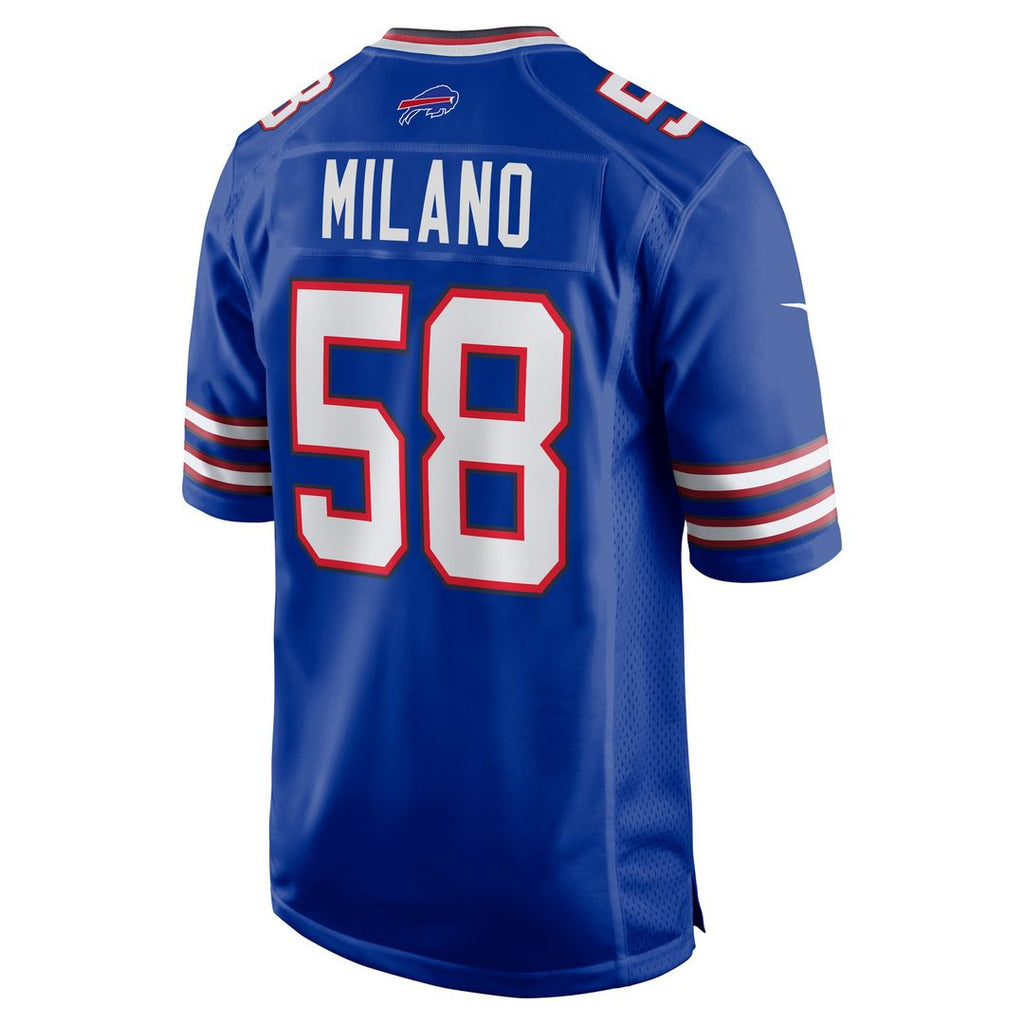 Men's Buffalo Bills Matt Milano Nike Red Alternate Game product image 15