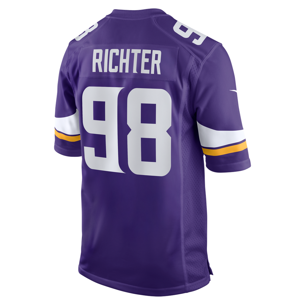 Men's Minnesota Vikings Bo Richter Nike Purple Team Game product image 3