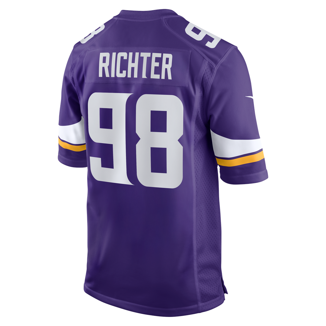 Men's Minnesota Vikings Bo Richter Nike Purple Team Game product image 3
