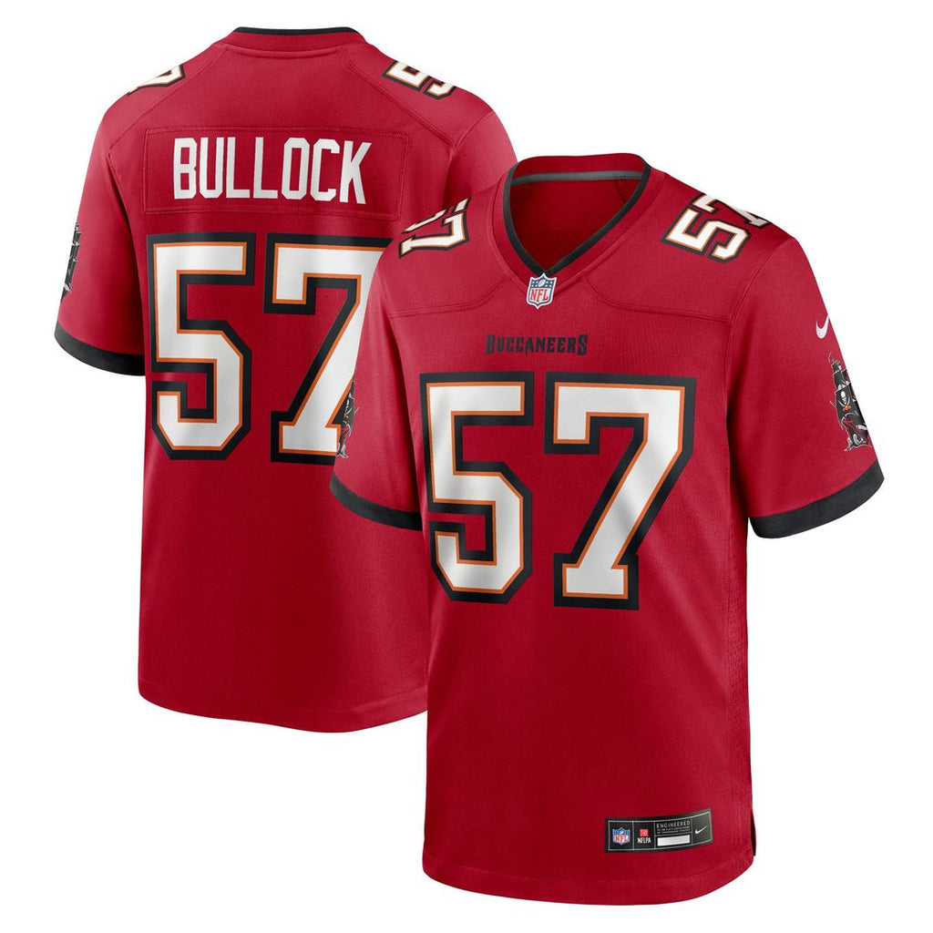 Men's Tampa Bay Buccaneers John Bullock Nike Red Team Game product image 1