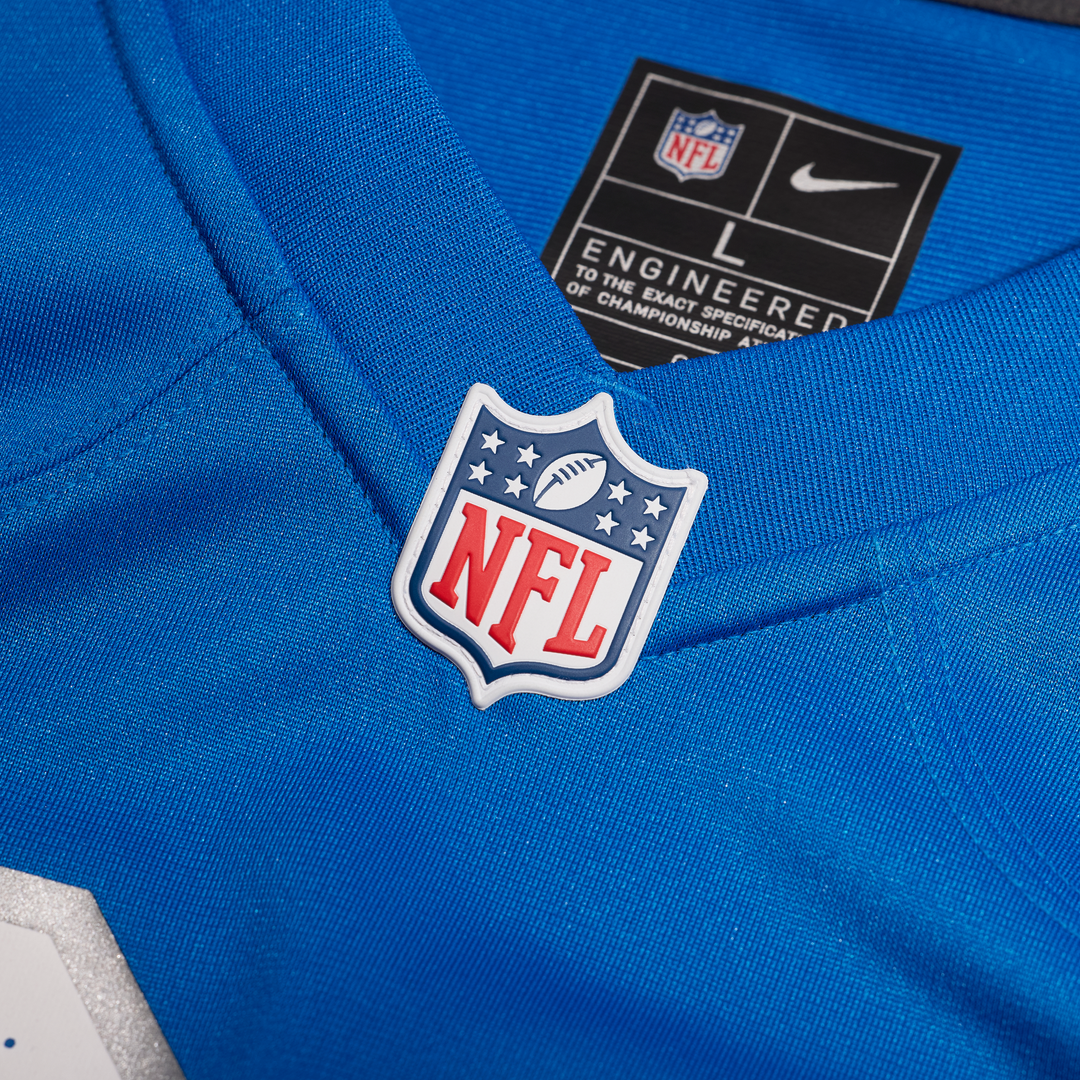 Men's Detroit Lions Blake Miller Nike Blue Team Game Jersey product image 6