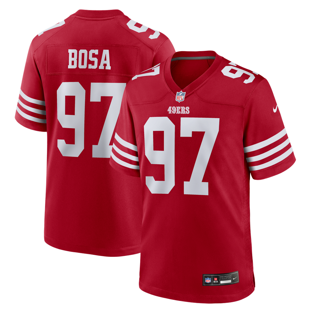 Men's San Francisco 49ers Nick Bosa Nike Scarlet Player product image 1