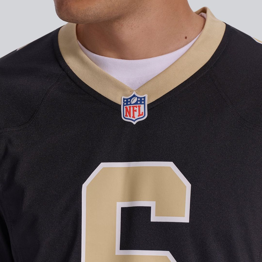 Men's New Orleans Saints Tyler Shough Nike Black Game Jersey product image 20