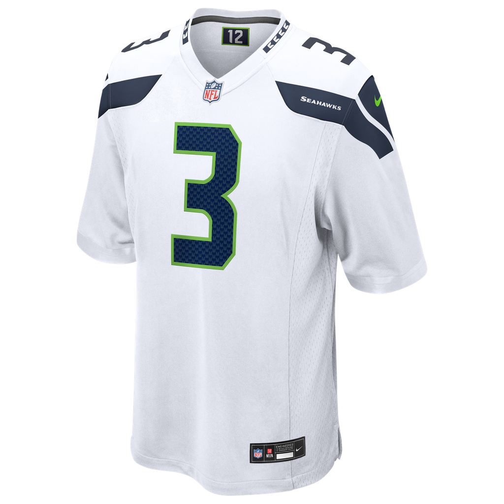 Men's Seattle Seahawks Nick Emmanwori Nike White Game Jersey product image 5