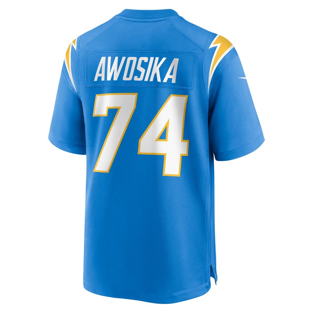 Men's Los Angeles Chargers Kayode Awosika Nike Powder Blue product image 3