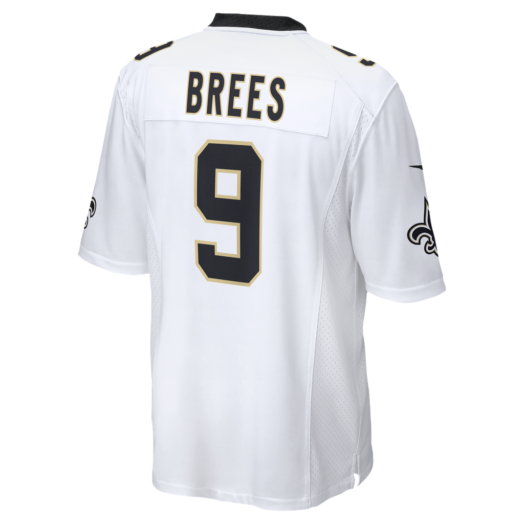 Men's New Orleans Saints Drew Brees Nike White Game Jersey product image 3