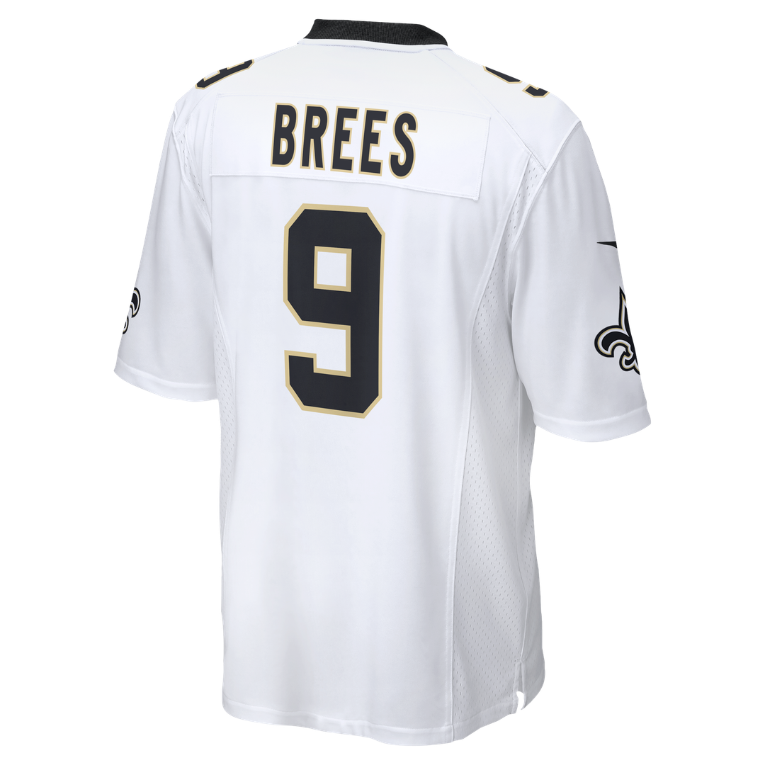 Men's New Orleans Saints Drew Brees Nike White Game Jersey product image 3
