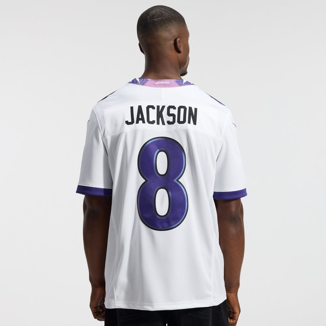 Men's Baltimore Ravens Lamar Jackson Nike Purple Team Vapor product image 25