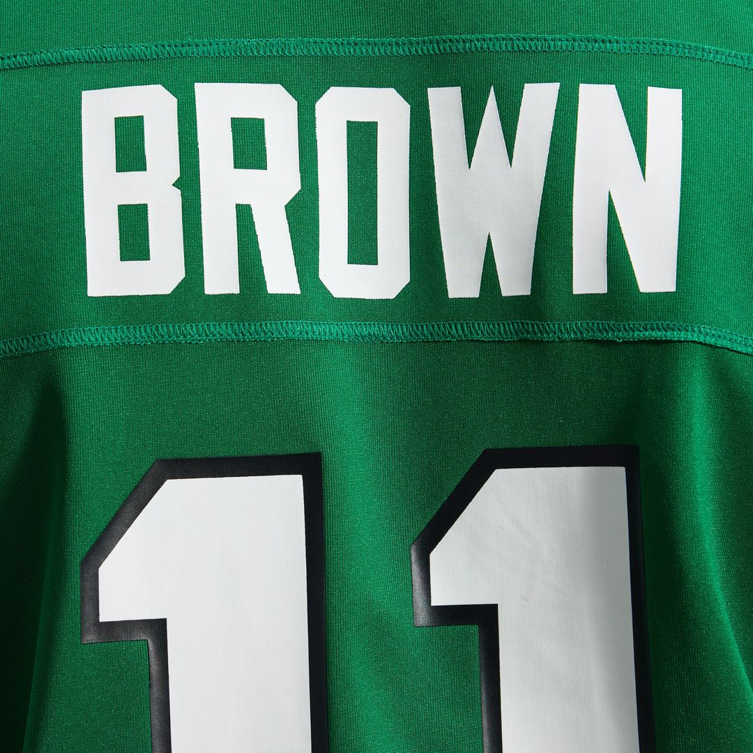 Men's Philadelphia Eagles A.J. Brown Nike Kelly Green product image 24