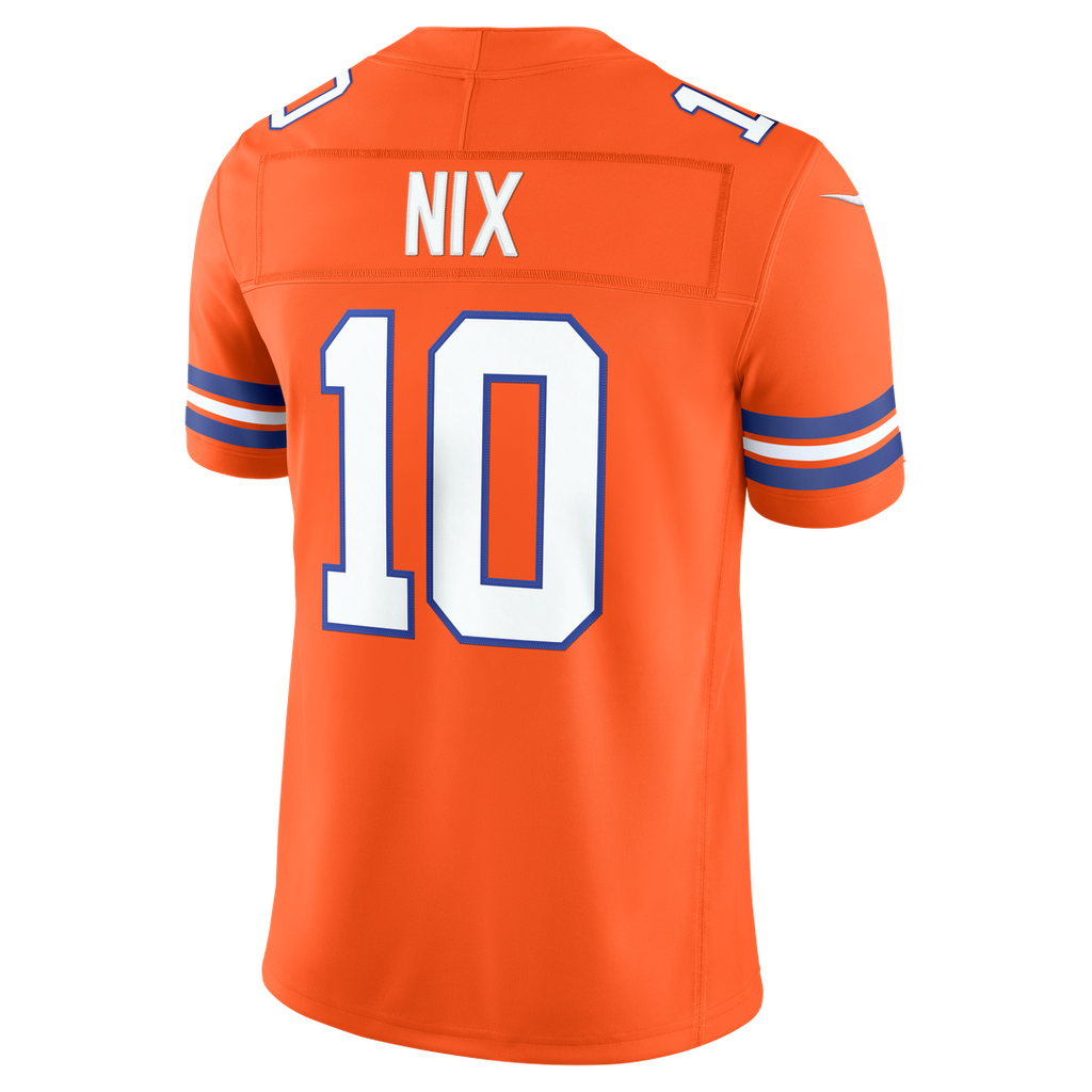 Men's Denver Broncos Bo Nix Nike White Vapor F.U.S.E. product image 9