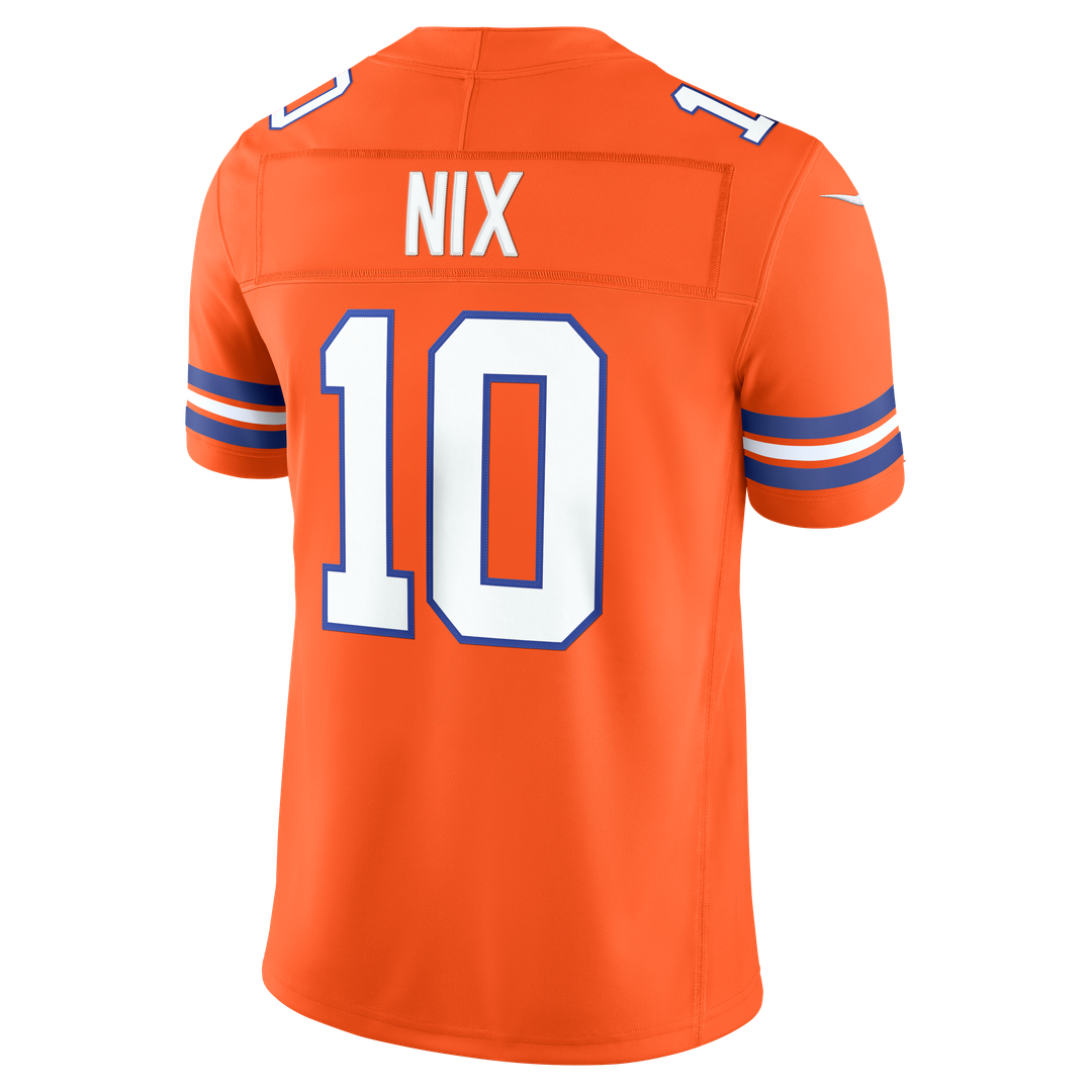 Men's Denver Broncos Bo Nix Nike White Vapor F.U.S.E. product image 9