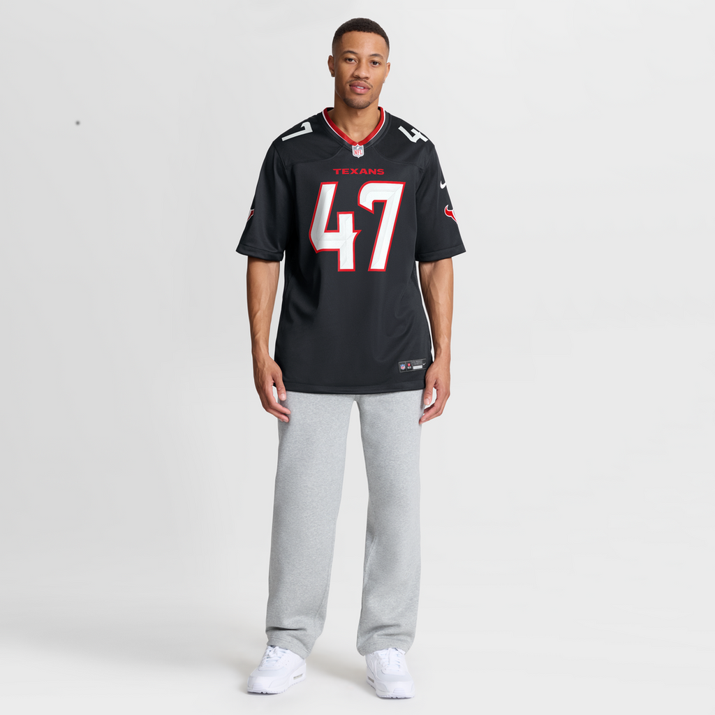 Men's Houston Texans Louis Hansen Nike Navy Team Game Jersey product image 2