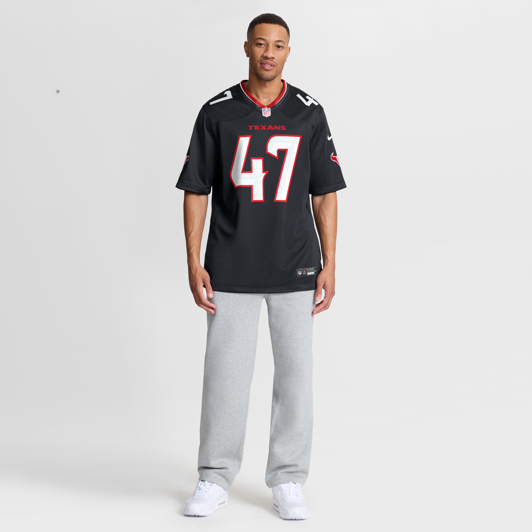 Men's Houston Texans Louis Hansen Nike Navy Team Game Jersey product image 2