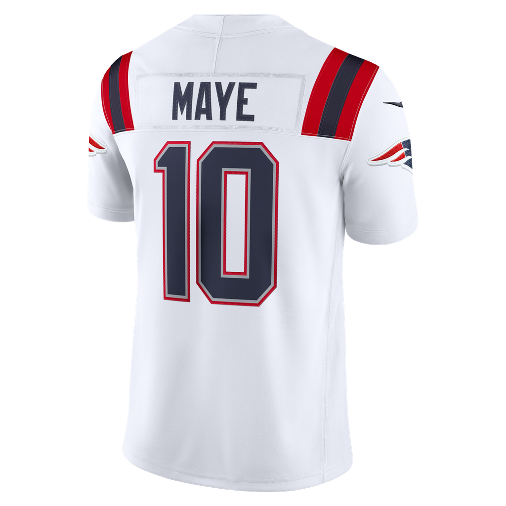 Men's New England Patriots Drake Maye Nike White Vapor product image 6