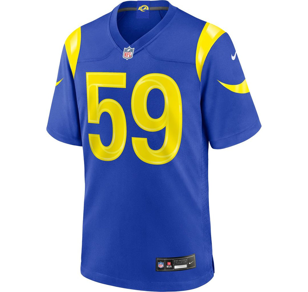 Men's Los Angeles Rams Darryl Peterson Nike Royal Game product image 2
