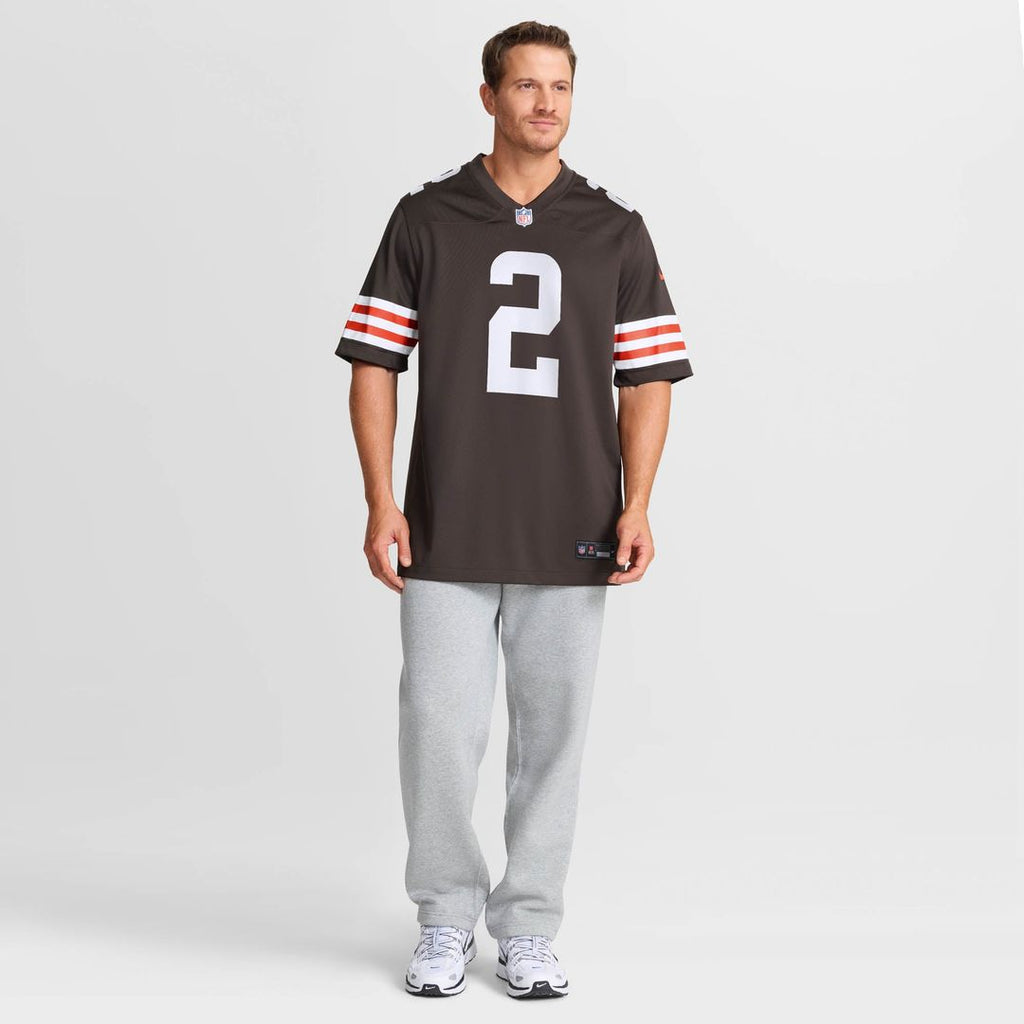 Men's Cleveland Browns Shedeur Sanders Nike Brown Game product image 12