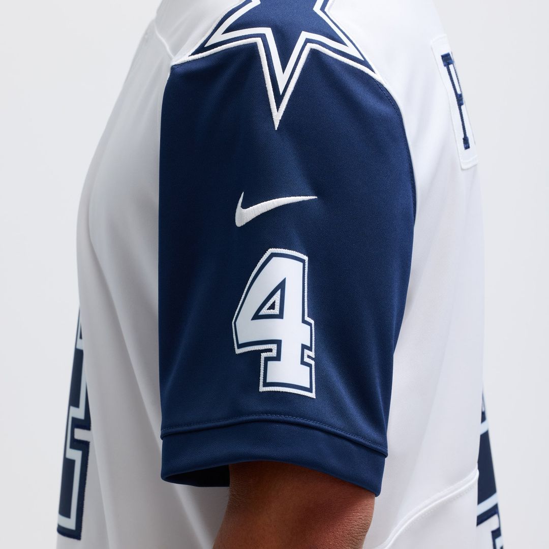 Men's Dallas Cowboys Dak Prescott Nike Navy Vapor Limited product image 15