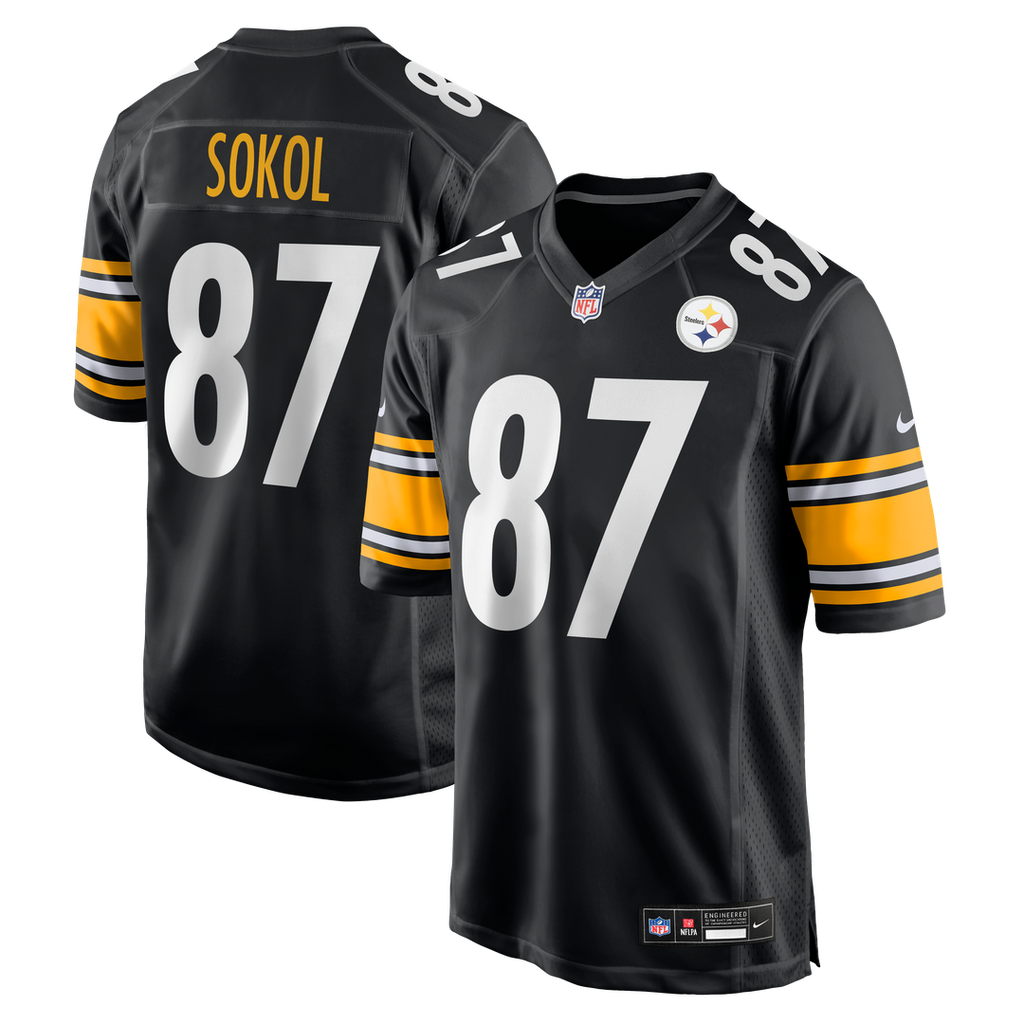 Men's Pittsburgh Steelers Matt Sokol Nike Black Team Game product image 1