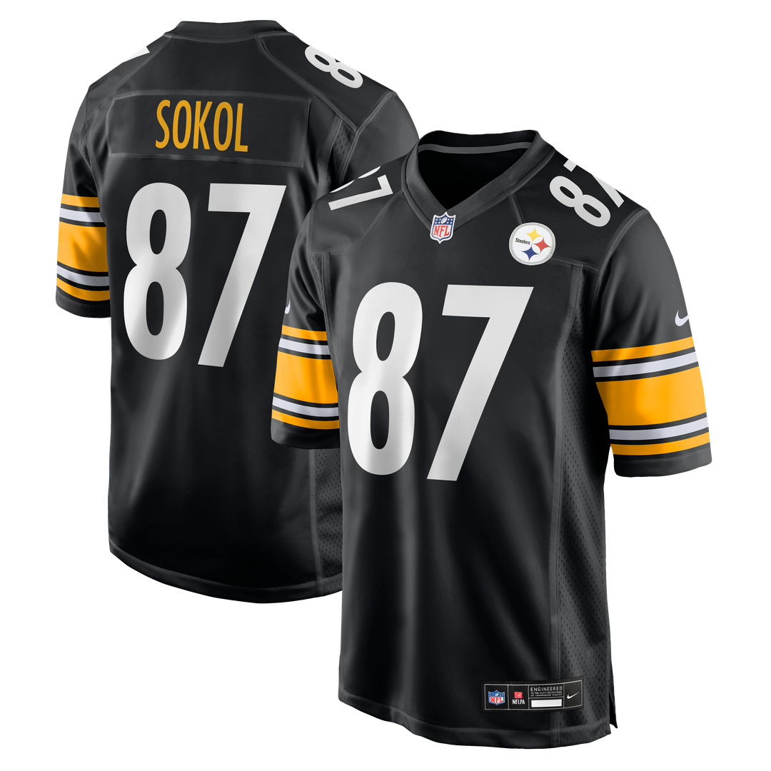 Men's Pittsburgh Steelers Matt Sokol Nike Black Team Game product image 1