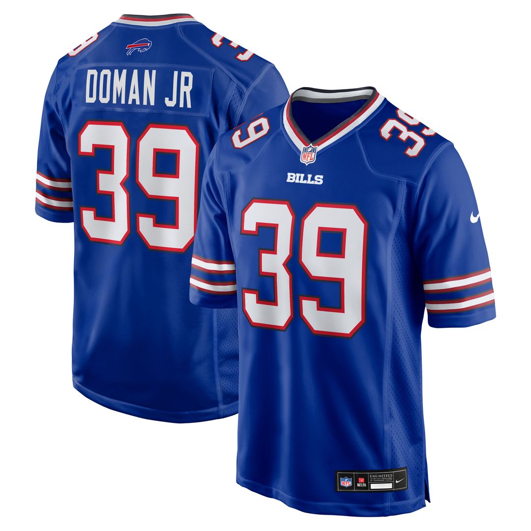 Men's Buffalo Bills Tommy Doman Jr Nike Royal Team Game product image 1