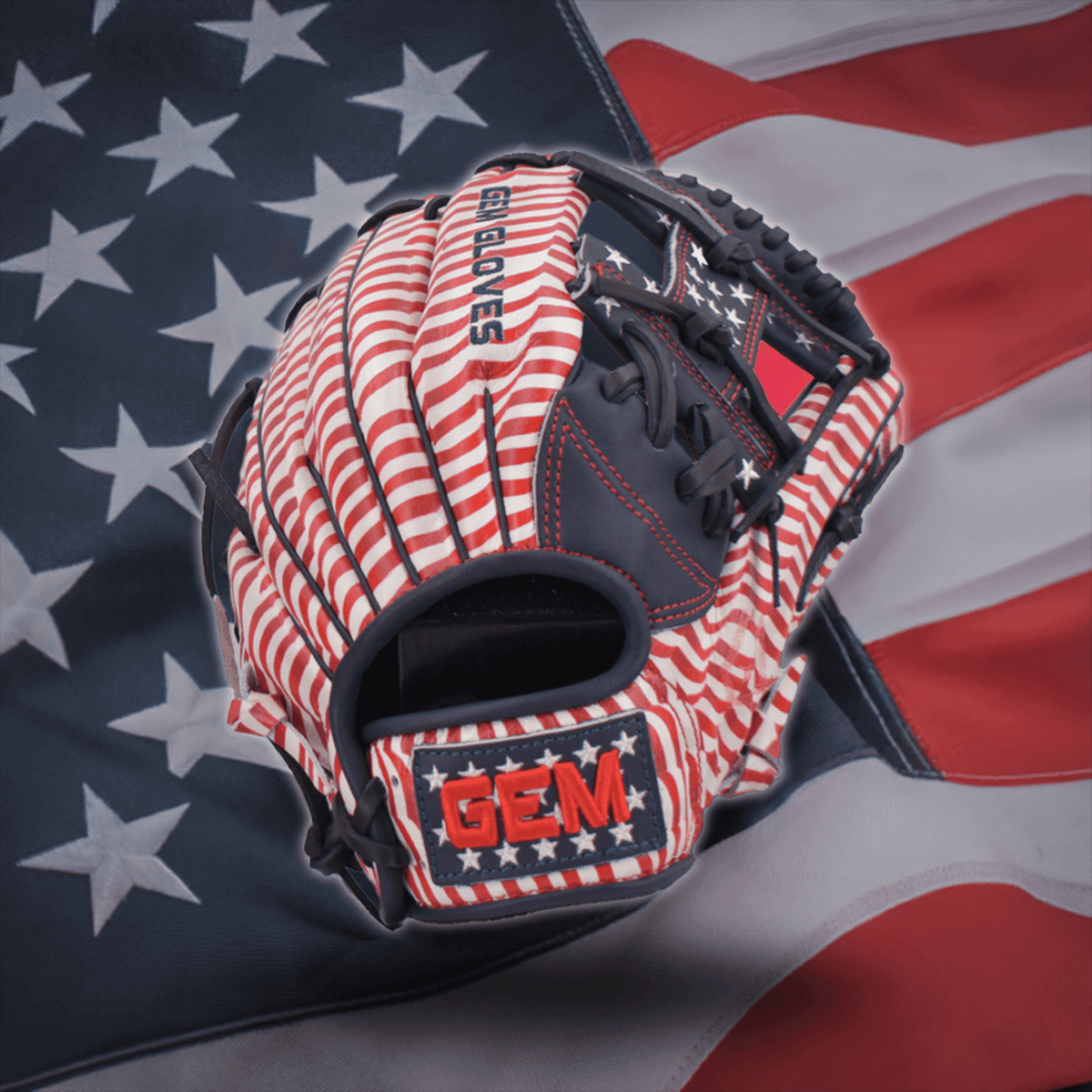 Gem Gloves 11.5" Baseball Fielding Glove - GEM025 USA product image 1, provided for visual reference and product detail