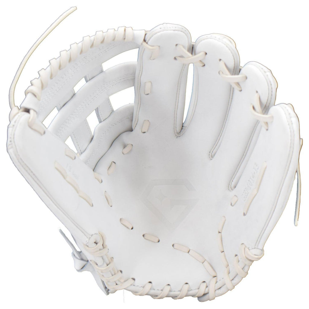 Gem Gloves Softball Fielding Glove - GEM014 (Whiteout) product image 3, provided for visual reference and product detail